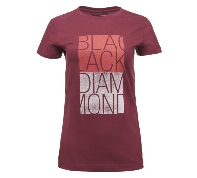 Футболка жіноча Black Diamond SS Block Tee, Wine