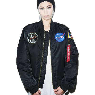 Куртка Alpha Industries Apollo MA-1 Bomber W. Черный