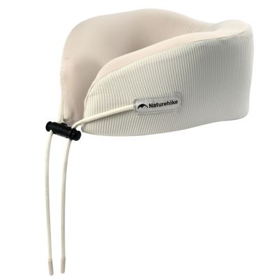 Подушка дорожня Naturehike CNK2450WS019 Beige з ефектом пам'яті