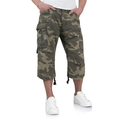Шорты "SURPLUS ENGINEER VINTAGE 3/4" Black camo