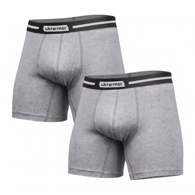 Труси чоловічі "Soldier's Boxer" Gen 2 (2 шт.). Матеріал Charged Cotton. Сірий