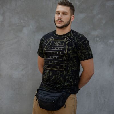Футболка M3 Pro Виварка Балістика, Чорний