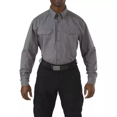 Рубашка тактическая "5.11 STRYKE ™ LONG SLEEVE SHIRT" Storm