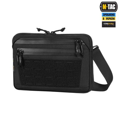 Сумка M-Tac Admin Bag Medium Elite з липучкою Чорна