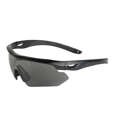 Окуляри балістичні Swiss Eye Nighthawk, 3 лінзи. Чорний