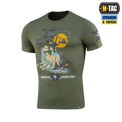 Футболка M-Tac Surf Club Light Олива, light Olive