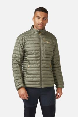 Мужской легкий пуховик Rab Microlight Jacket, Light Khaki