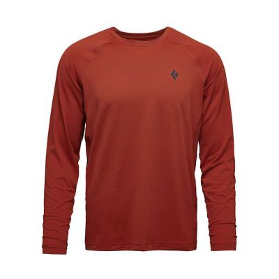 Футболка с длинным рукавом мужская Black Diamond M Alpenglow LS Crew, Burnt Sienna