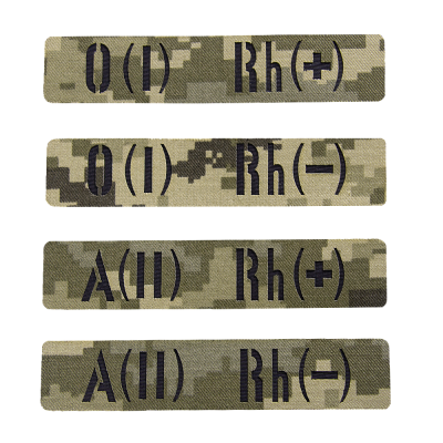 Патч/Липучка LC Група крові Twill Піксель (ММ-14)