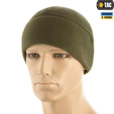 Шапка M-Tac Watch Cap Premium фліс (250г/м2) National Guard, олива