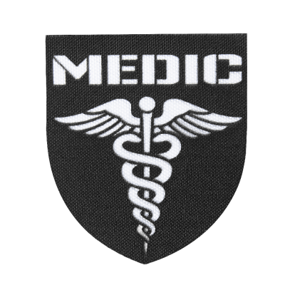 Шеврон Camotec Medic (7*8) Чорний