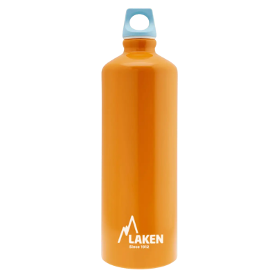 Пляшка для води Laken Futura 1 L, Orange/Blue Cap