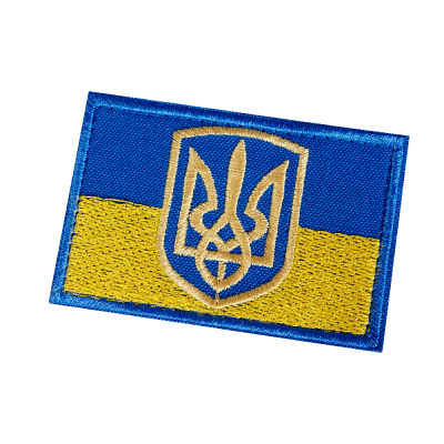 Шеврон/липучка прапор України/Герб