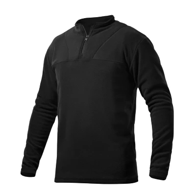 Флисовая тактическая кофта Garrison Fleece Black. Temperature control, polyester Флисовая тактическая кофта Garrison Fleece Black. Temperature control, polyester