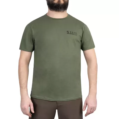Футболка з малюнком "5.11 Tactical EMEA Smoke 'Em" Military Green