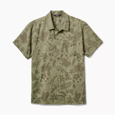 Сорочка тактична "5.11 Tactical® Oscar Short Sleeve Shirt" Ranger Green Tropical