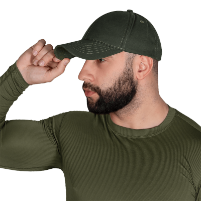 Бейсболка New Fix Canvas Dark Olive