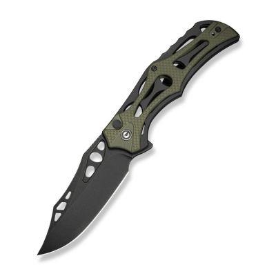 Ніж складаний Civivi Biophase Nitro-V / Aluminum & G10 чорно, чорний