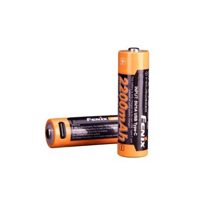 Аккумулятор 14500 Fenix ARB-L14-2200U Type-C зарядка. Напряжение 1.5 В