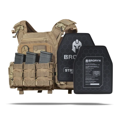Бронежилет 4 класу (PRO). Вага 5.5 кг. Керамічні плити 2.2 кг. Койот