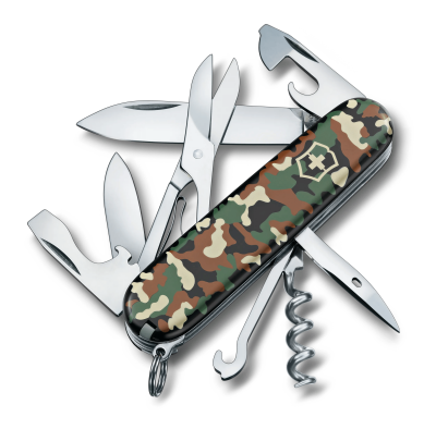 Ніж Victorinox Swiss Army Climber Green camouflage, Камуфляж