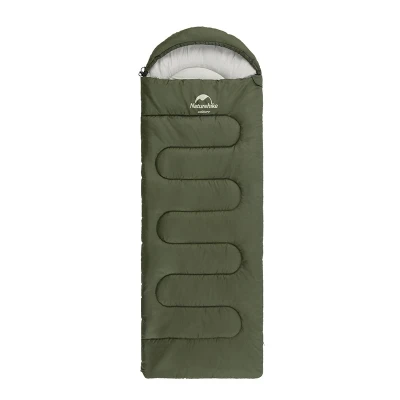 Спальный мешок Naturehike Y150L (от 11°C до -6°C). Правый. Темно-зеленый