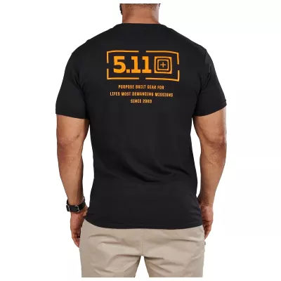 Футболка з малюнком "5.11 Tactical Mission Tee 2.0" Black