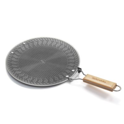 Patelnia ze stali nierdzewnej z składanym uchwytem Naturehike CNK2550CF011, 29,5 x 29,5 cm