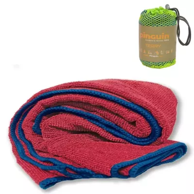 Рушник Pinguin Terry Towel, розмір M, 40 × 80 см – Червоний