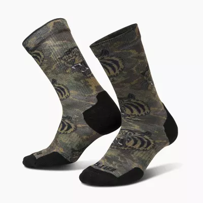 Шкарпетки "5.11 Tactical® Sock & Awe Tiger Axe" Covert Green
