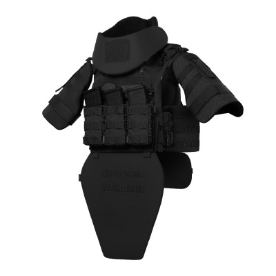 Бронекостюм TAG Level I (Tactical Armored Gear). Клас захисту – 1. Чорний