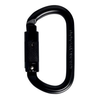 Карабін Singing Rock Steel Oval Carabiner Triple Lock, Black