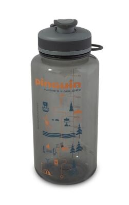 Фляга Pinguin Tritan Fat Sport Bottle 2023 BPA-free, 1.0 л, Grey