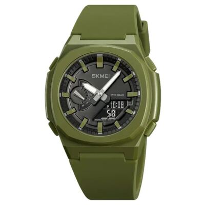 Годинник Skmei 2091AGBK, Армійський зелений/Чорний