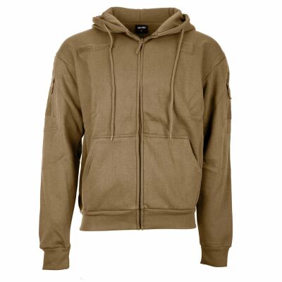 Реглан с капюшоном на молнии "TACTICAL HOODIE" Coyote