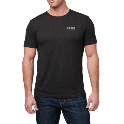 Футболка 5.11 Tactical Trublend Legacy Short Sleeve Tee”. Цвет black heather. XL Футболка 5.11 Tactical Trublend Legacy Short Sleeve Tee”. Цвет black heather. XL