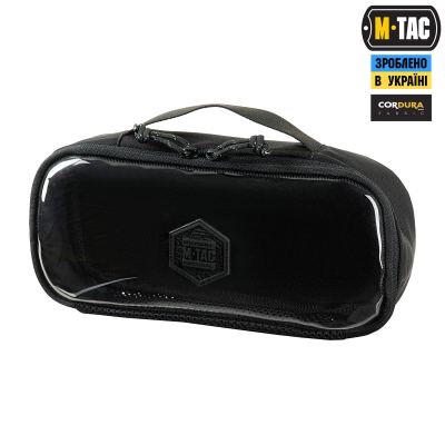 Органайзер утилітарний прозорий M-Tac Elite Medium Gen.II Чорний
