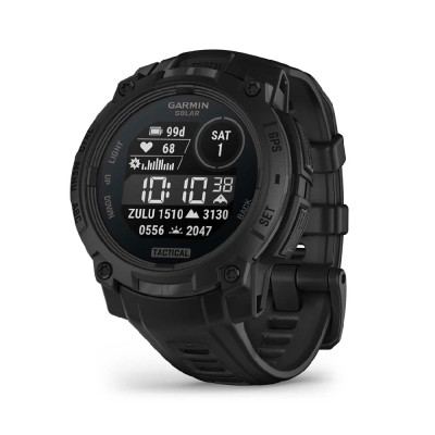 Смарт-годинник Garmin Instinct 3 Solar Tactical, 45 mm. Чорний