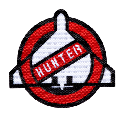 Патч Camotec Шахед Hunter (7*8) Білий