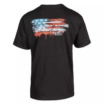 Футболка з малюнком "5.11 Tactical Vintage Flag" Black