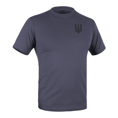 Футболка з малюнком "Тризуб Logo" Blue Graphite