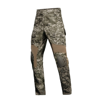 Военные тактические штаны MK-2. Сменные наколенники и более 8 карманов. Пиксель (мм-14). Размер M
