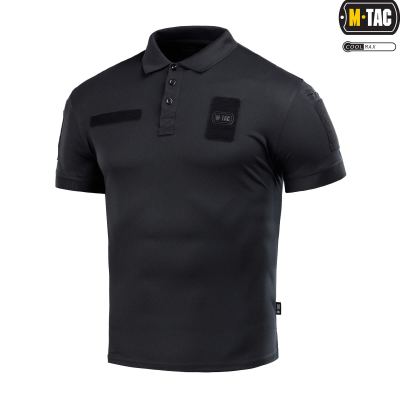 Поло M-Tac Elite Tactical Coolmax Чорний, black