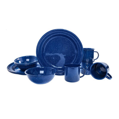 Набір посуду Sturm Mil-Tec® "Western Dishes Enamelled" (12 pcs) Navy