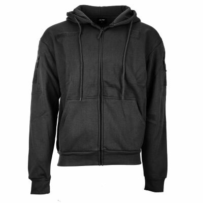 Реглан с капюшоном на молнии "TACTICAL HOODIE" Black
