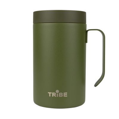 Термокухоль Tribe Adventure Mug 500 мл, Оливковий