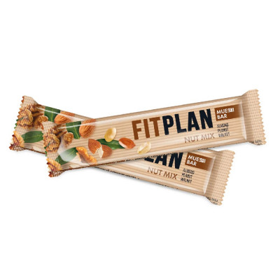 Батончик-мюслі Vale Fitplan Nut Mix горіховий вітамінізований, 30 г