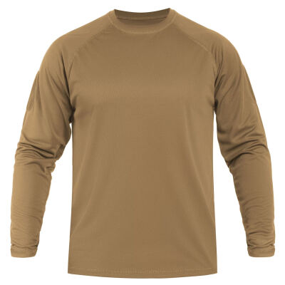 Футболка с длинным рукавом быстросохнущая "TACTICAL LONG SLEEVE SHIRT QUICKDRY" DARK COYOTE