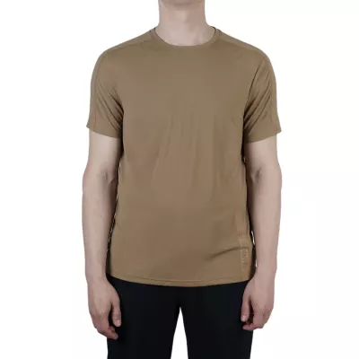 Футболка тактична потовідвідна "5.11 Tactical® No Mercy PT-R® Short Sleeve Top" Coyote