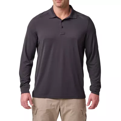 Поло с длинным рукавом "5.11 Tactical® Helios Long Sleeve Polo" Charcoal